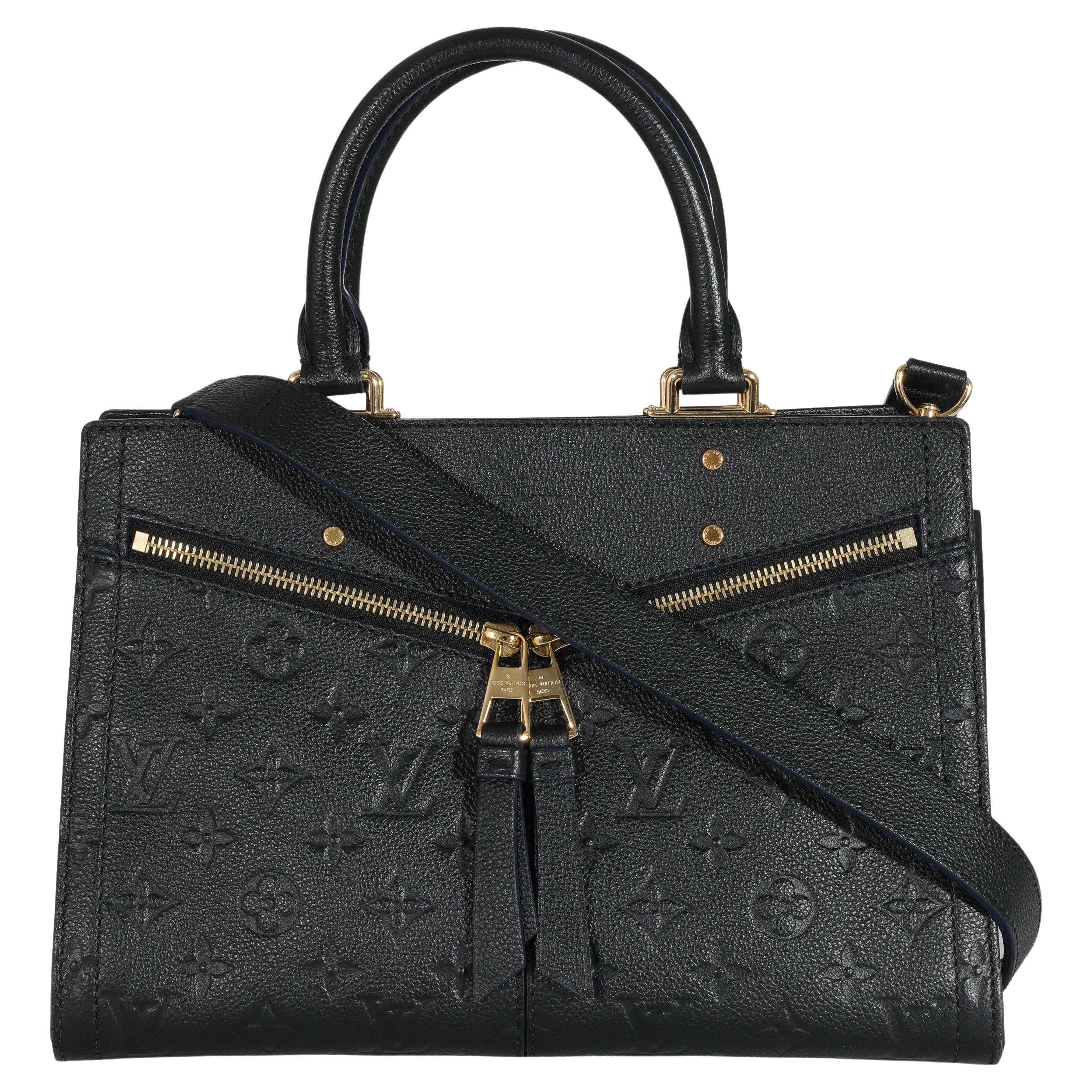 Louis Vuitton Sully MM Monogram Empreinte Noir Black Shoulder Bag 