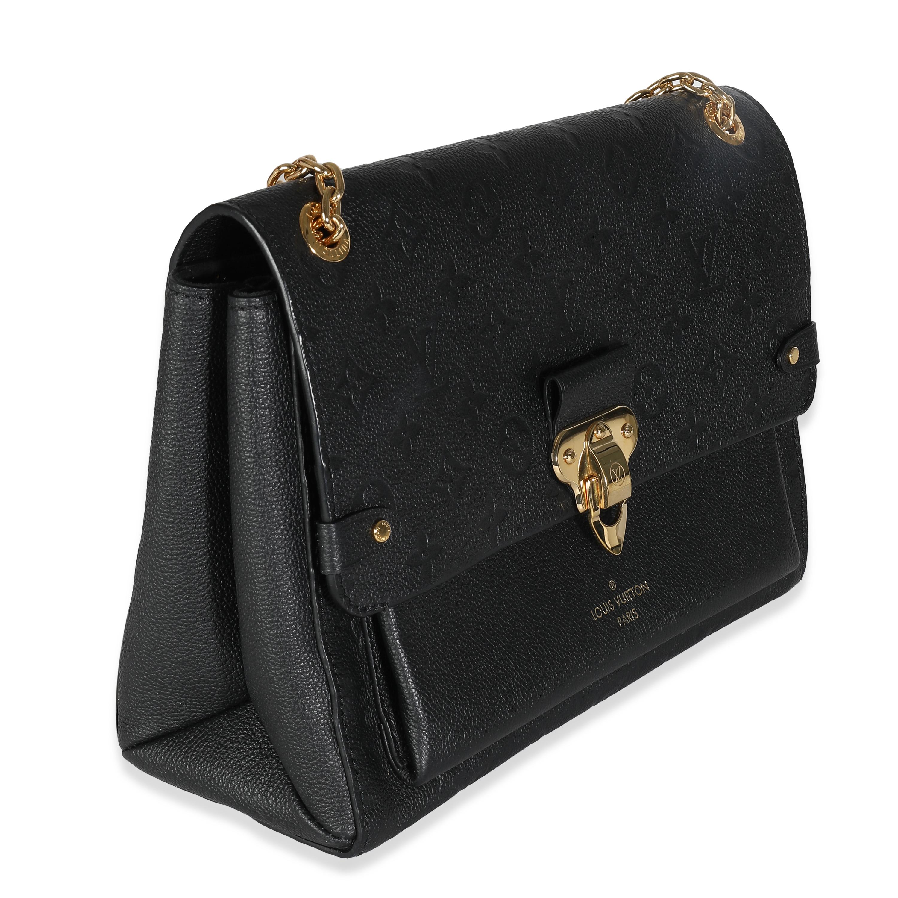 Louis Vuitton Black Empreinte Vavin MM In Excellent Condition In New York, NY