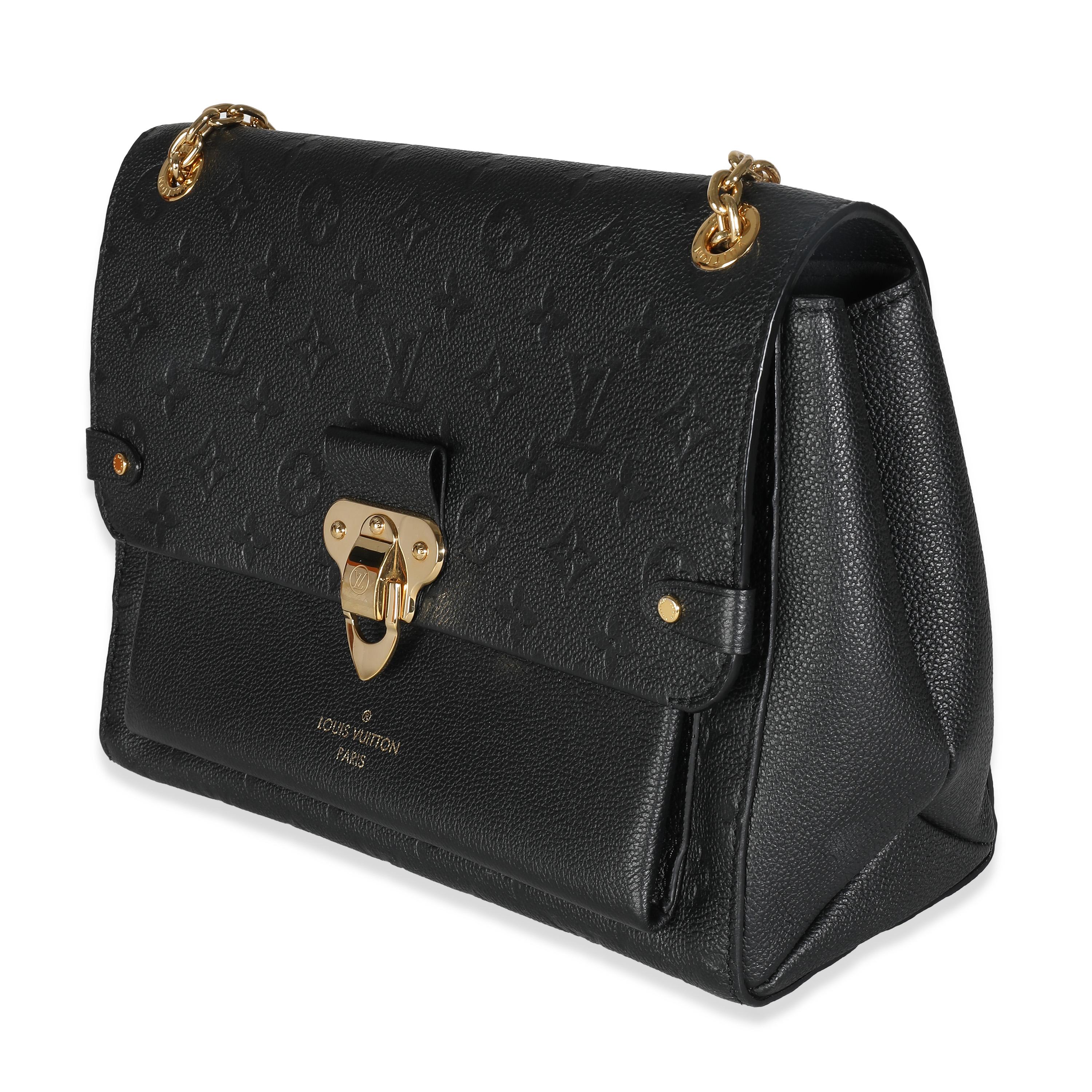 Women's or Men's Louis Vuitton Black Empreinte Vavin MM