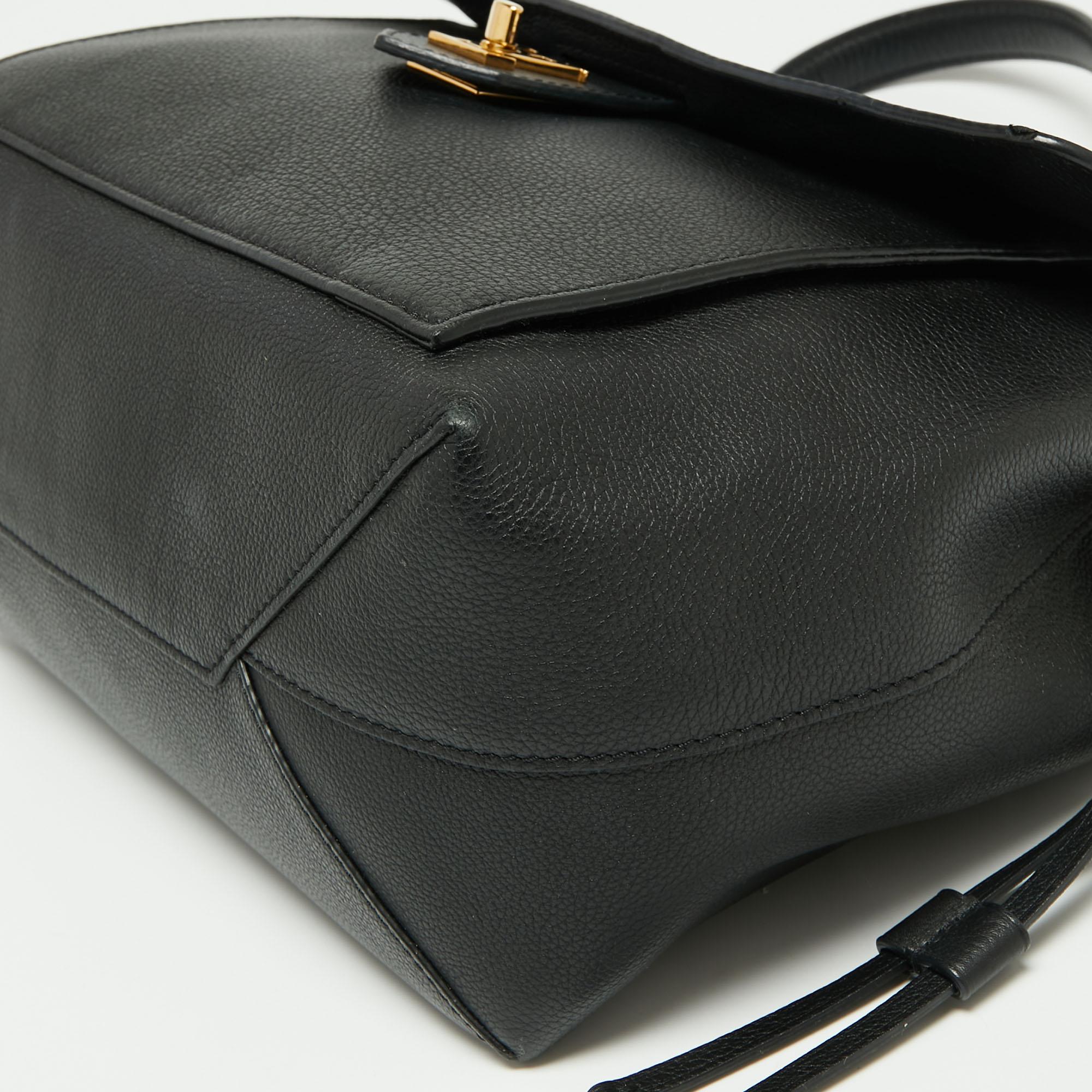 Louis Vuitton Black Empriente Leather Lockme MM Bag 2