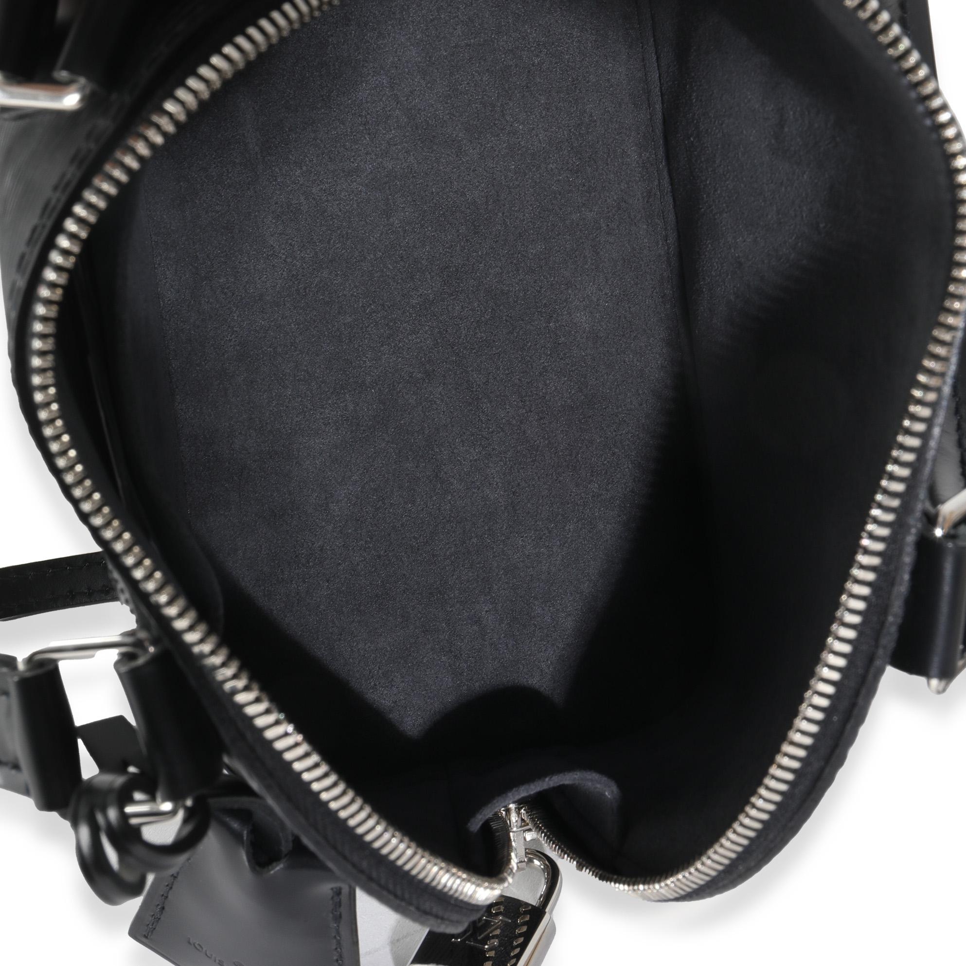 Louis Vuitton Nero Epi Alma BB in vendita 2