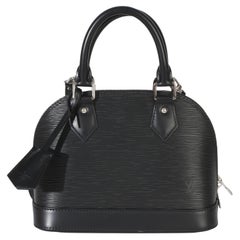 Louis Vuitton Black Epi Alma BB