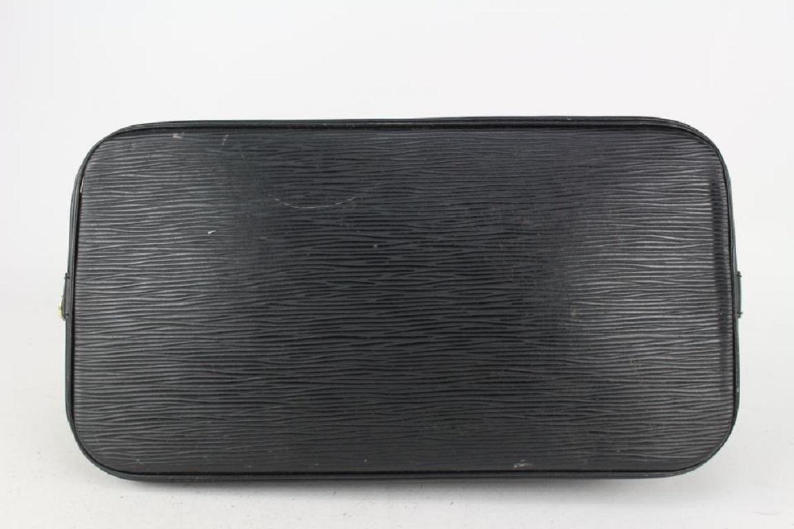 Schwarze Epi Alma PM Tasche von Louis Vuitton, 820lv4 im Angebot 2