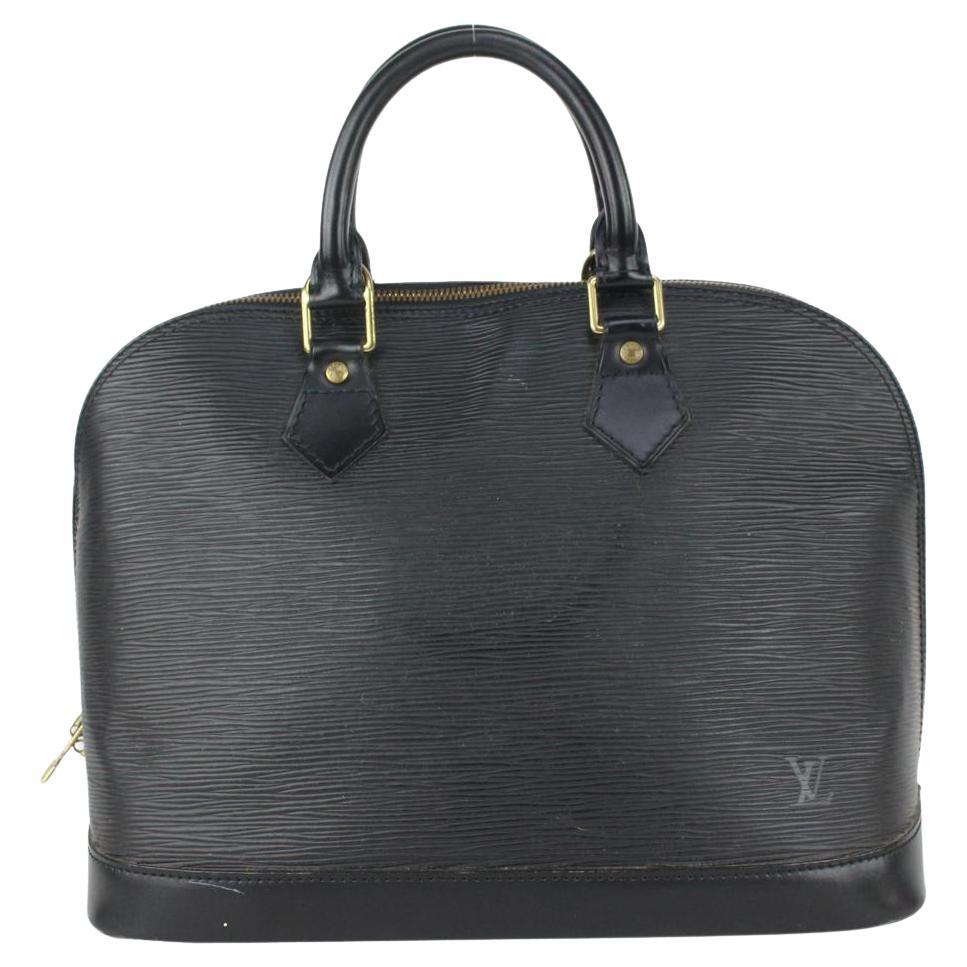 Schwarze Epi Alma PM Tasche von Louis Vuitton, 820lv4 im Angebot