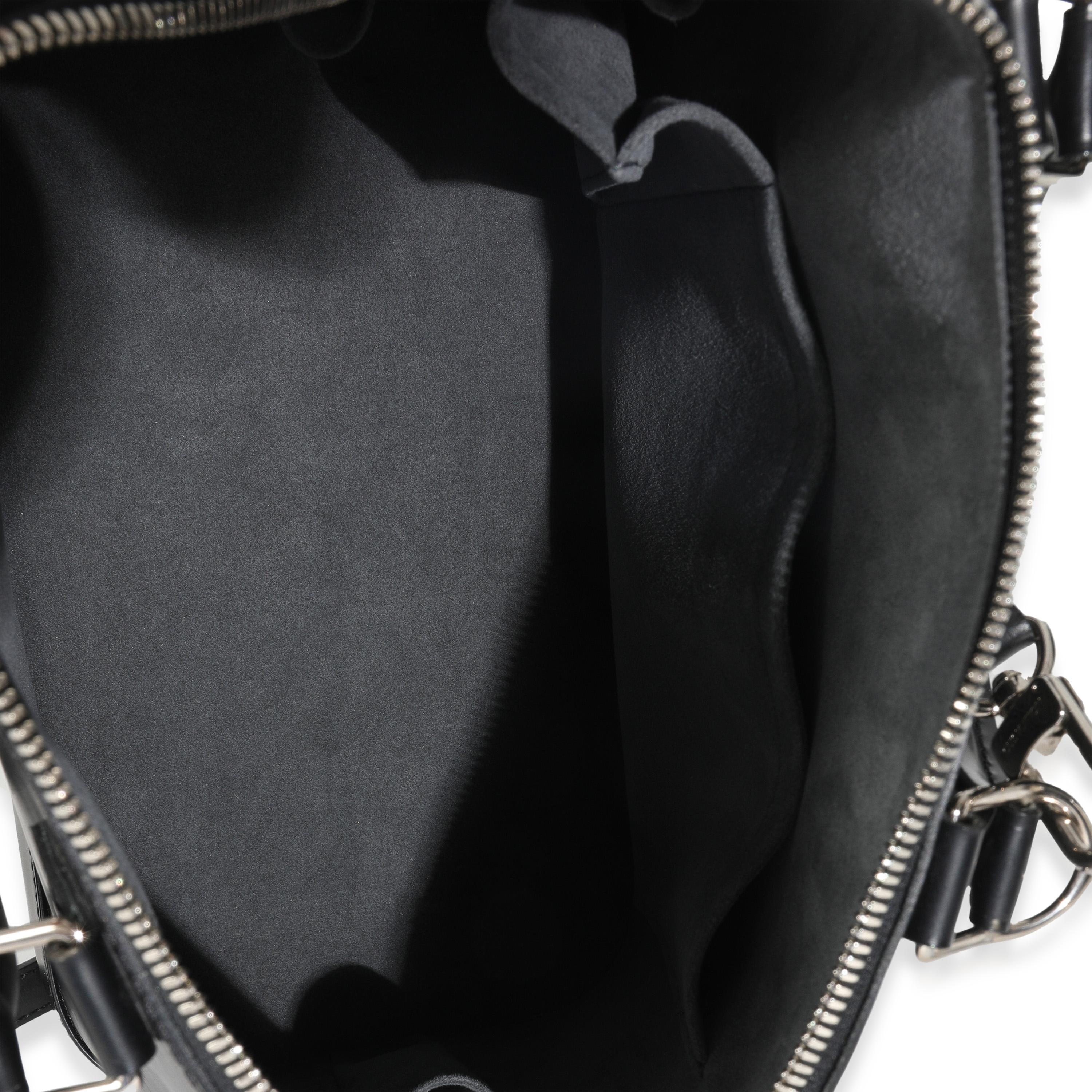 Louis Vuitton Black Epi Alma PM For Sale 2