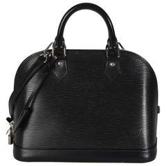Louis Vuitton Schwarz Epi Alma PM