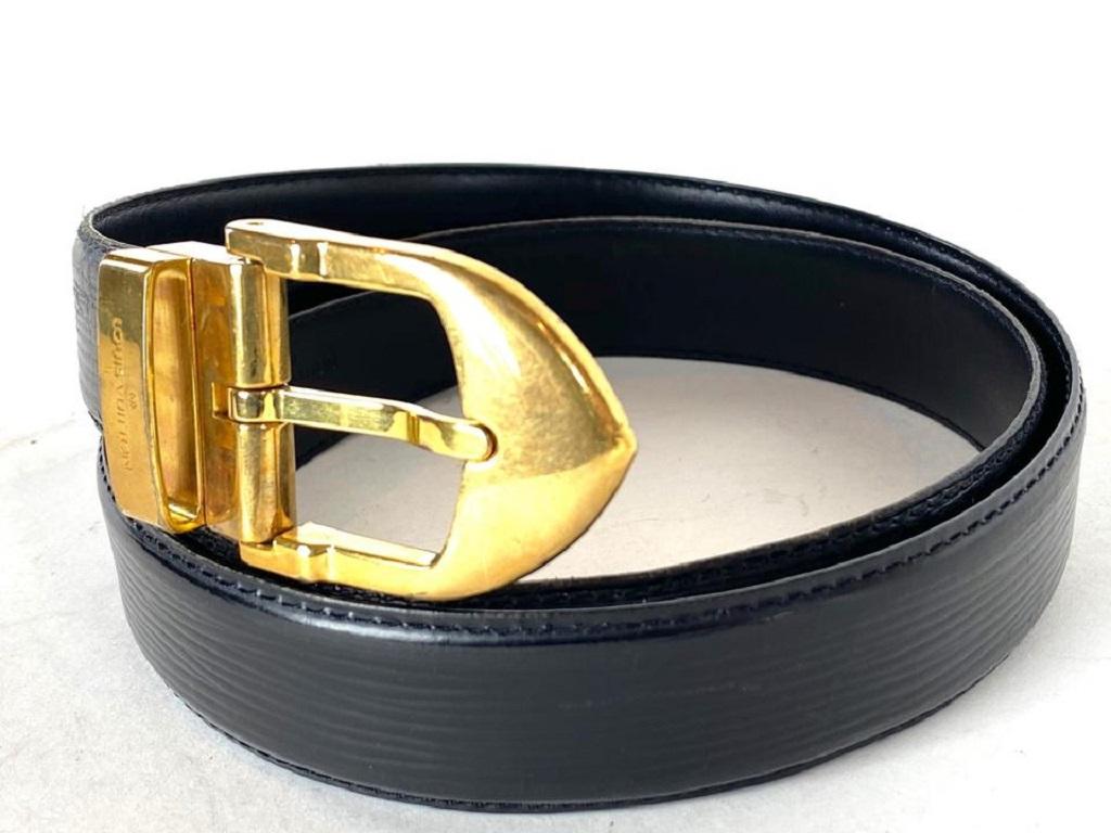 Louis Vuitton Black Epi Ceinture 6la529 Belt For Sale at 1stDibs ...