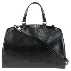 Louis Vuitton Black Epi Electric Leather Noir Brea MM 2way 1029lv51