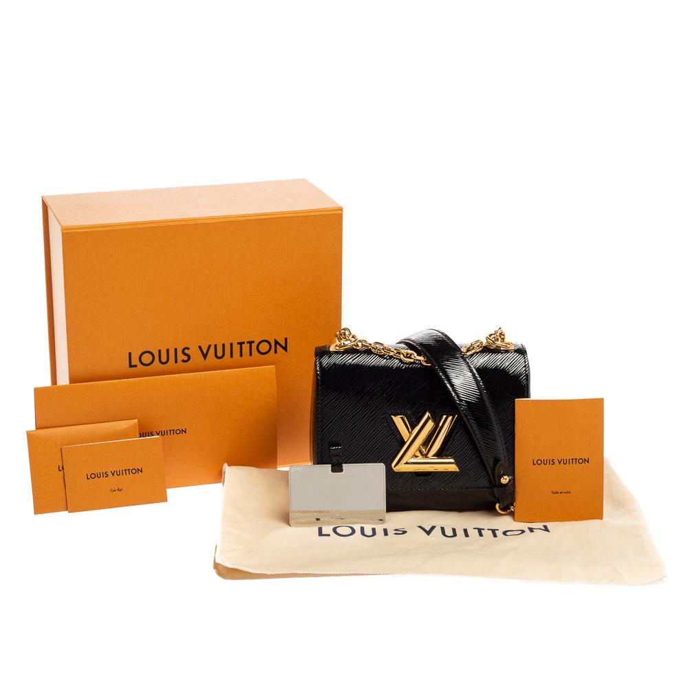 Louis Vuitton Black Epi Electric Leather Twist PM Bag 8