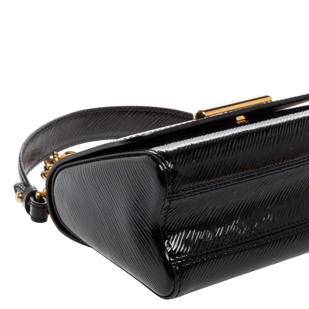 Louis Vuitton Black Epi Electric Leather Twist PM Bag 3