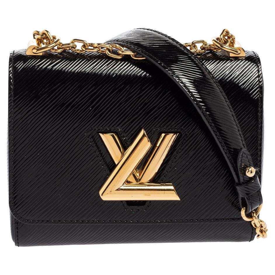 Louis Vuitton Black Epi Electric Leather Twist PM Bag