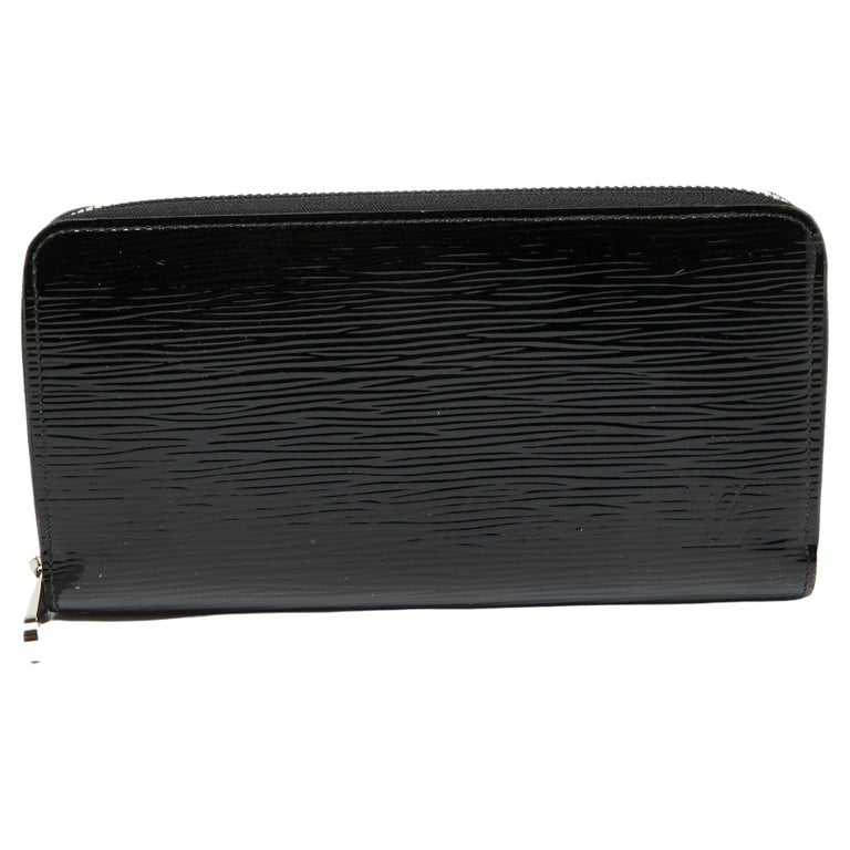 Louis Vuitton Black Epi Electric Leather Zippy Wallet For Sale at 1stDibs