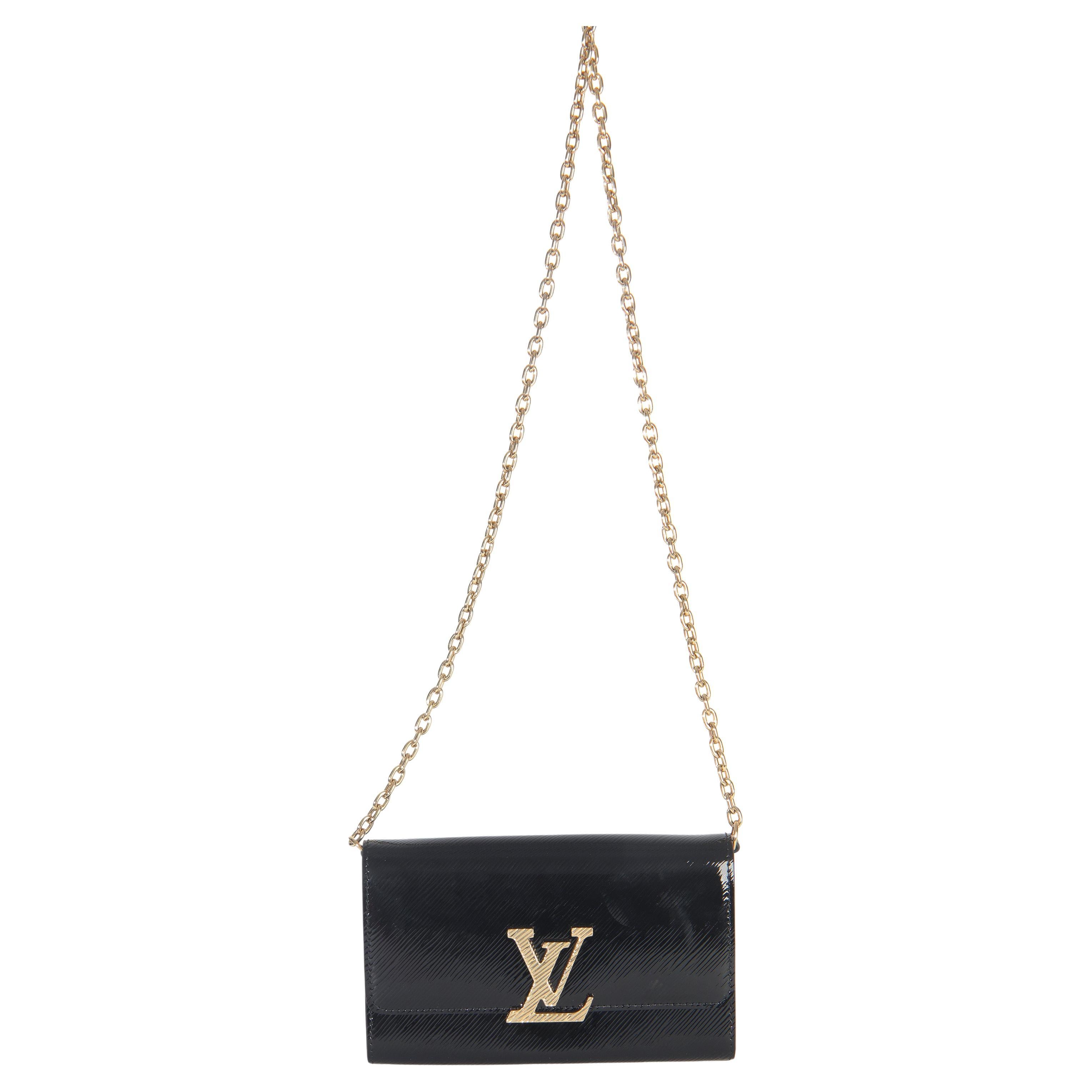Louis Vuitton Black Epi Electric Pochette Louise NM
