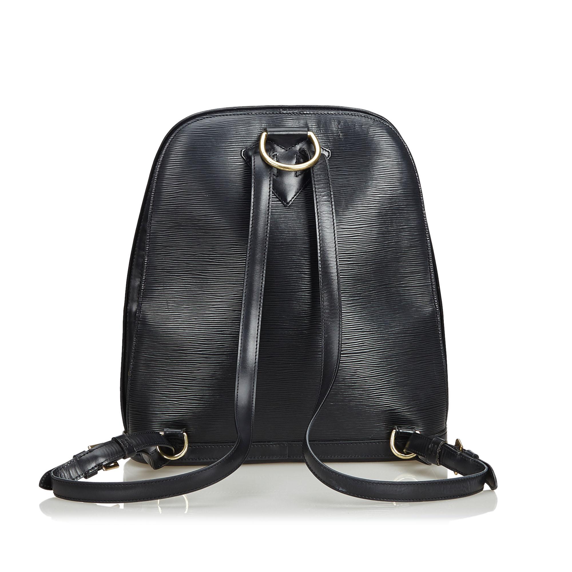 Louis Vuitton Black Epi Gobelins In Good Condition In Orlando, FL