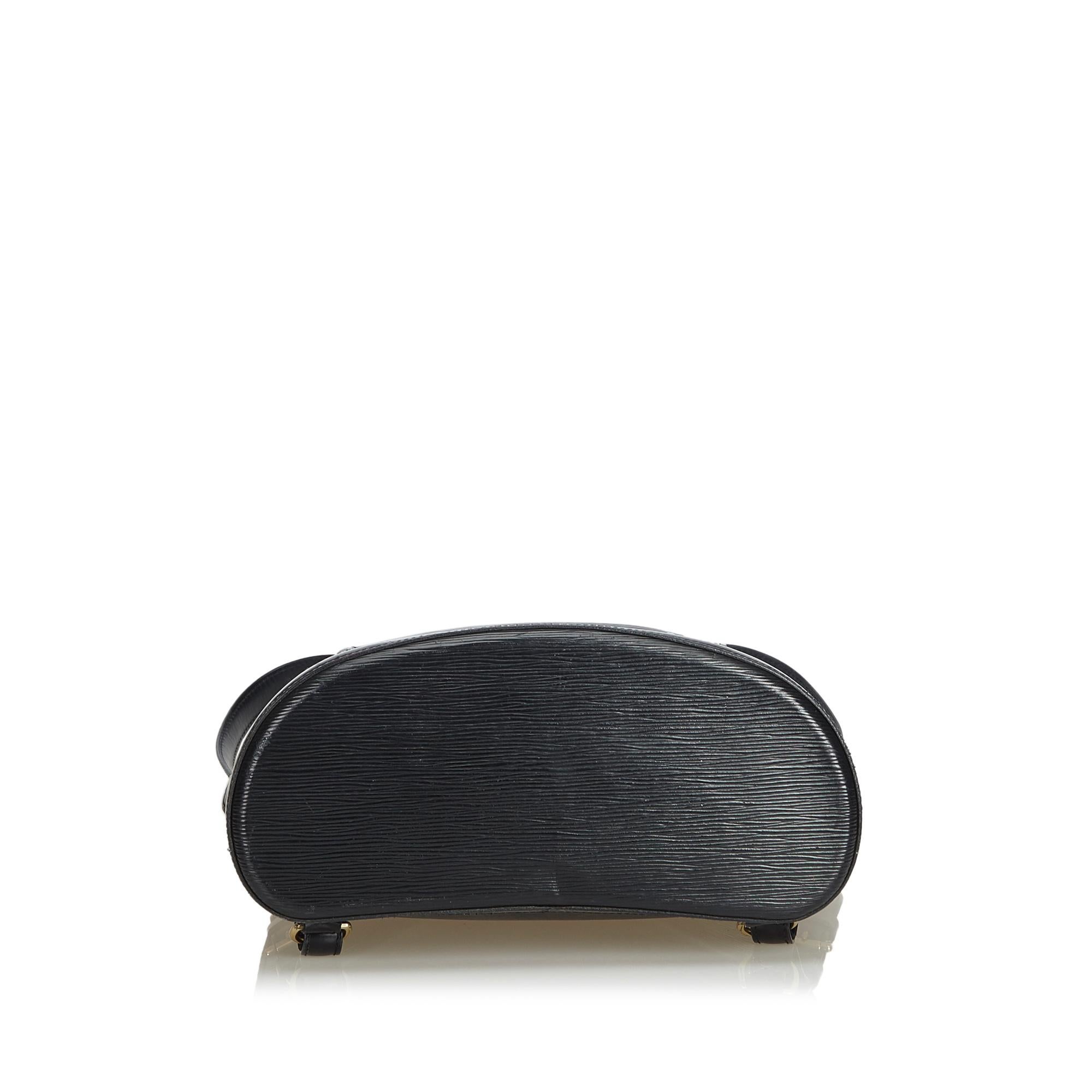 Women's Louis Vuitton Black Epi Gobelins