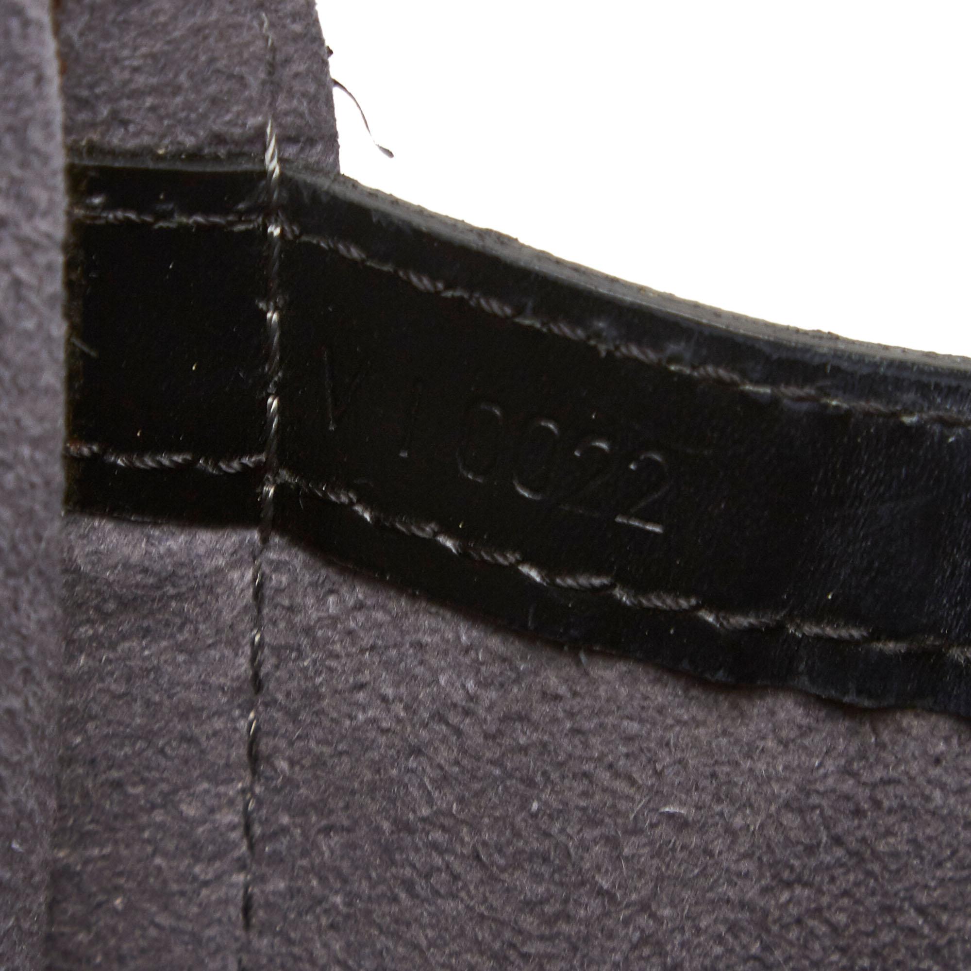 Louis Vuitton Black Epi Gobelins 3