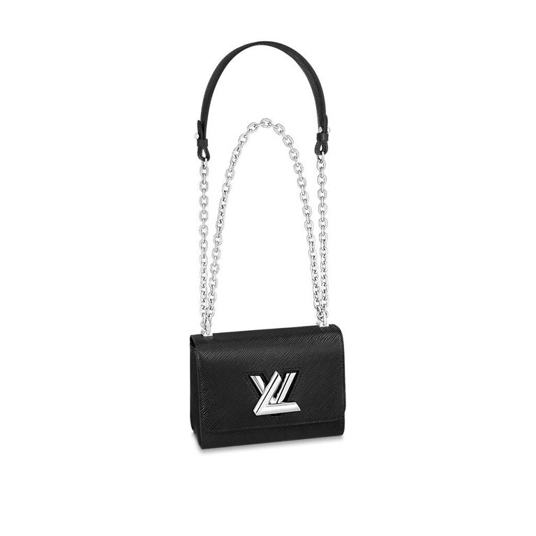 Louis Vuitton Black Epi Grained Cowhide Leather Twist PM Bag For Sale ...