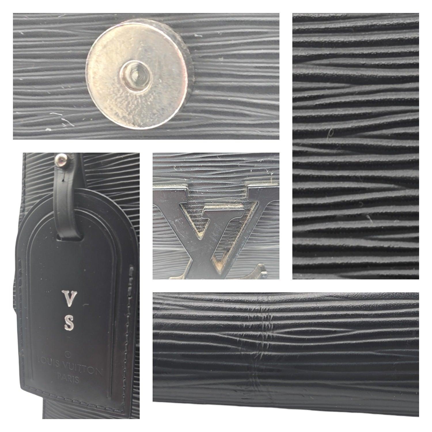 Louis Vuitton Sac à main Epi Grenelle noir en vente 5