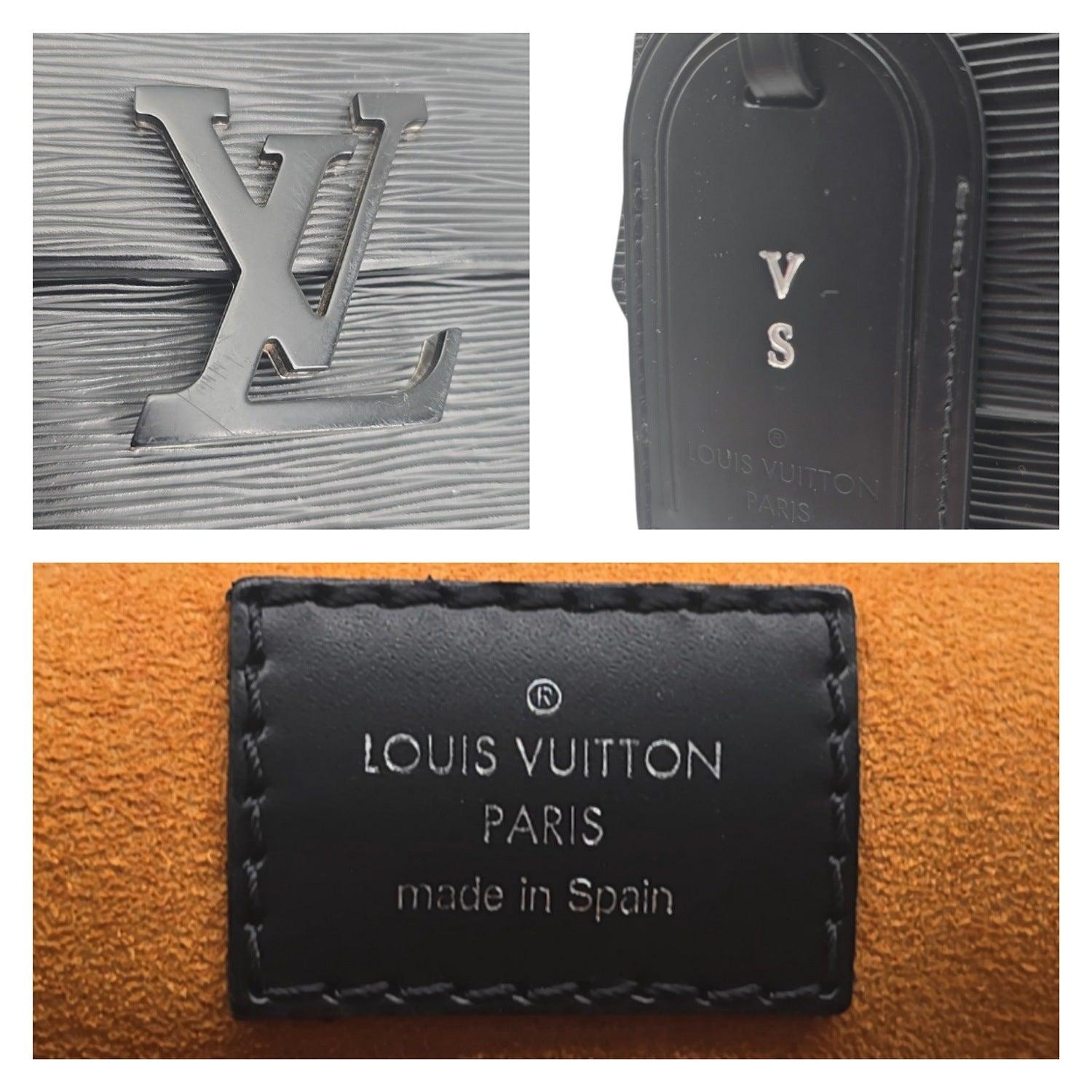Louis Vuitton Sac à main Epi Grenelle noir en vente 4