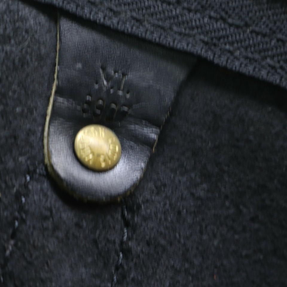 Louis Vuitton Black Epi Keepall 45 Duffle Bag PM 862202 7