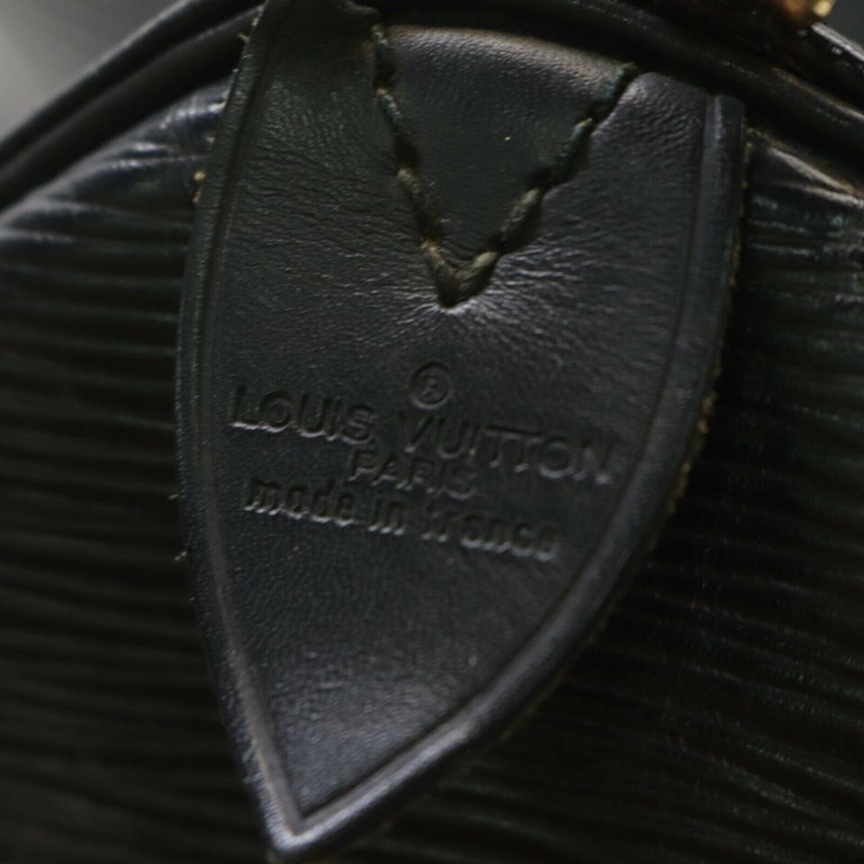 Louis Vuitton Black Epi Keepall 45 Duffle Bag PM 862202 1