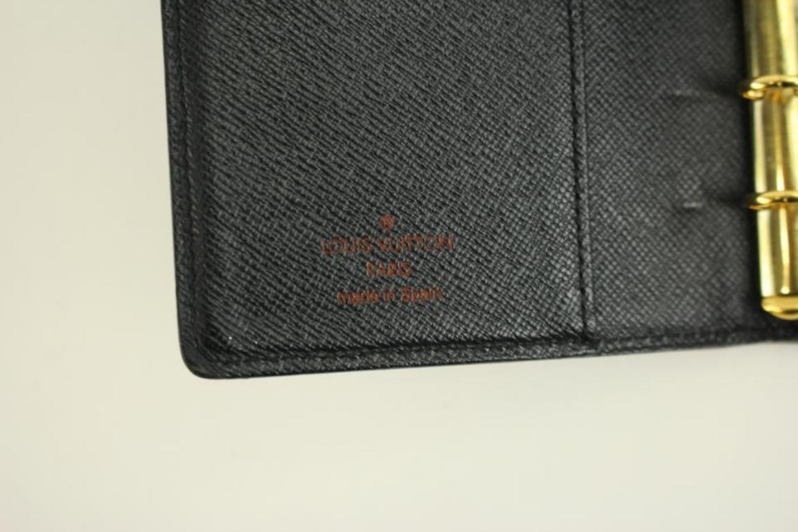 Louis Vuitton Black Epi Leather Agenda Pm 48lva12317 For Sale 5