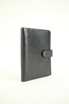 Louis Vuitton Black Epi Leather Agenda Pm 48lva12317