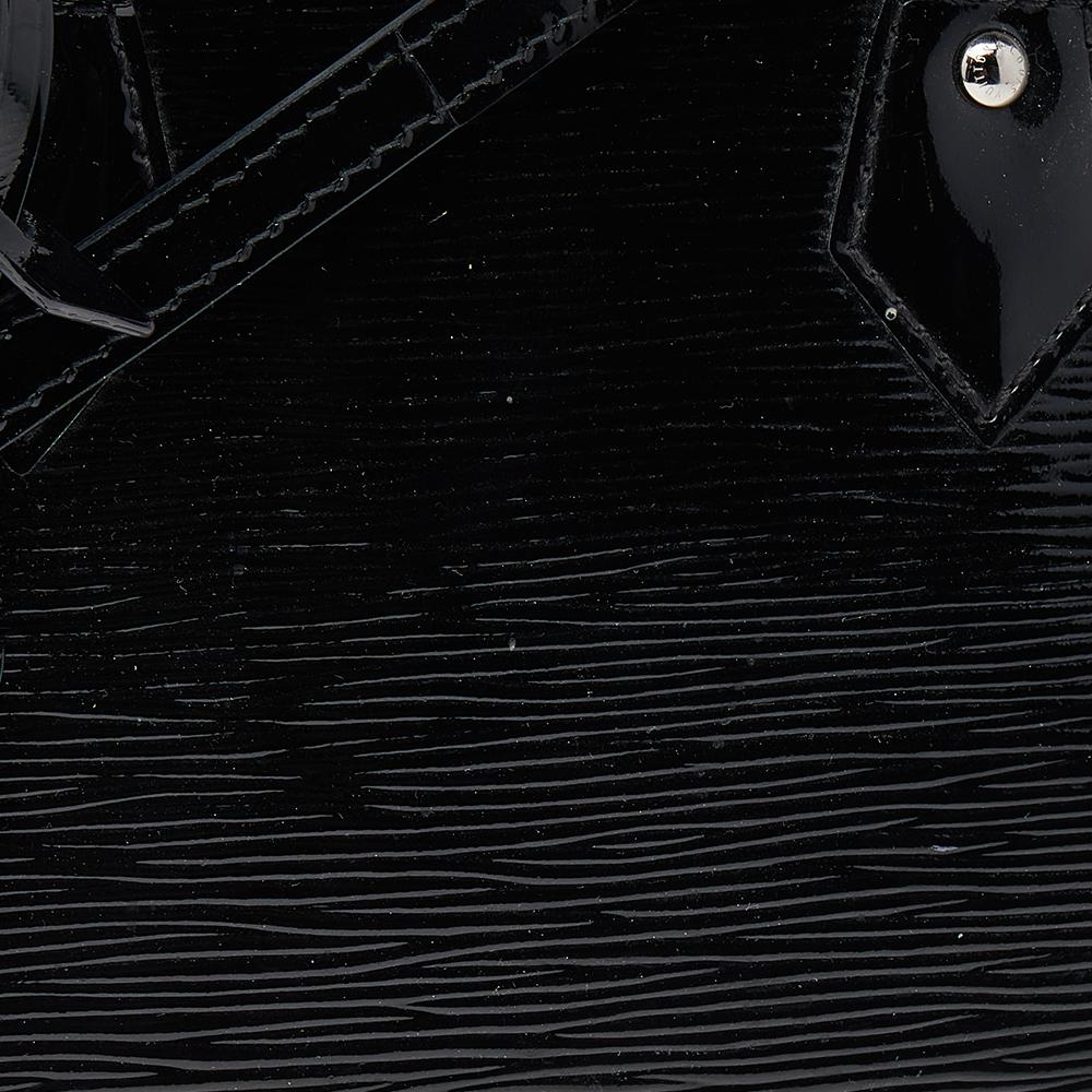 Louis Vuitton Black Epi Leather Alma Bag 4