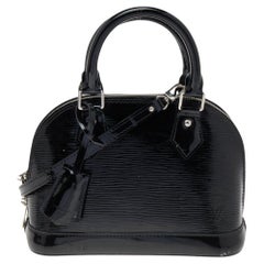 Louis Vuitton Black Epi Leather Alma Bag