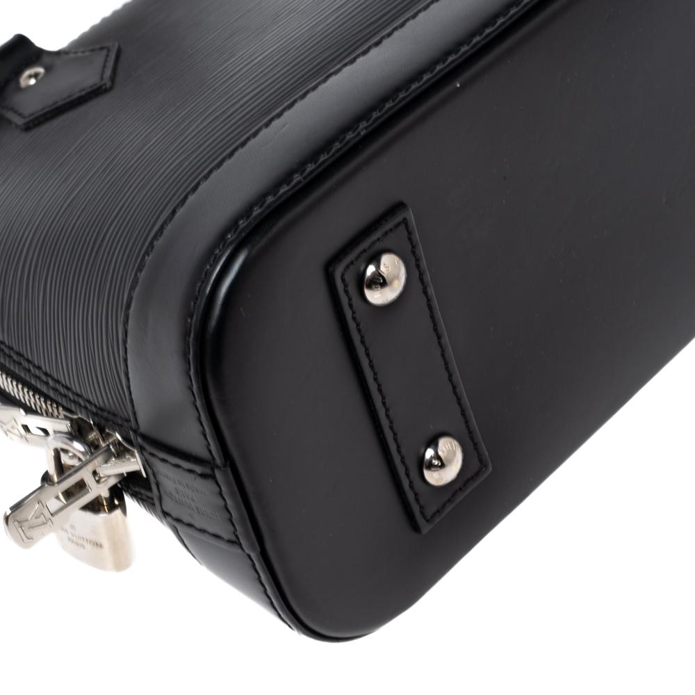 Louis Vuitton Black Epi Leather Alma BB Bag 1