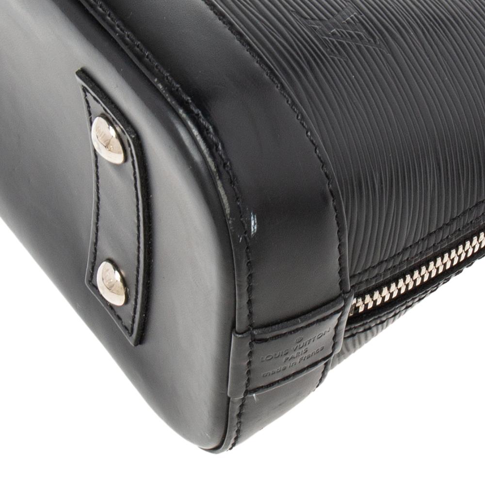 Louis Vuitton Black Epi Leather Alma BB Bag 3