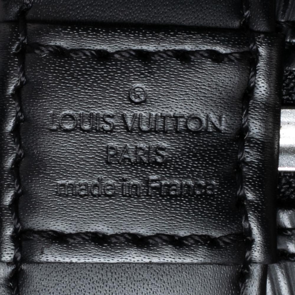Louis Vuitton Black Epi Leather Alma BB Bag 4