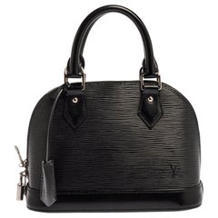 Louis Vuitton Black Epi Leather Alma BB Bag