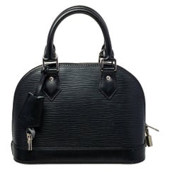 Louis Vuitton Black Epi Leather Alma BB Bag