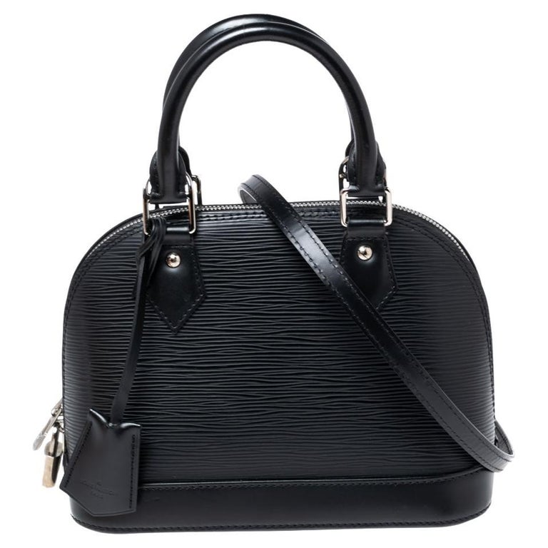 Louis Vuitton Black Epi Leather Alma BB Bag at 1stDibs