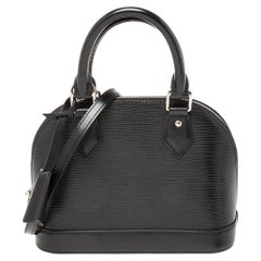 Louis Vuitton - Sac Alma BB en cuir épi noir