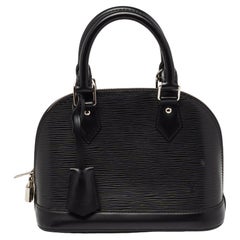 Louis Vuitton Black Epi Leather Alma BB Bag