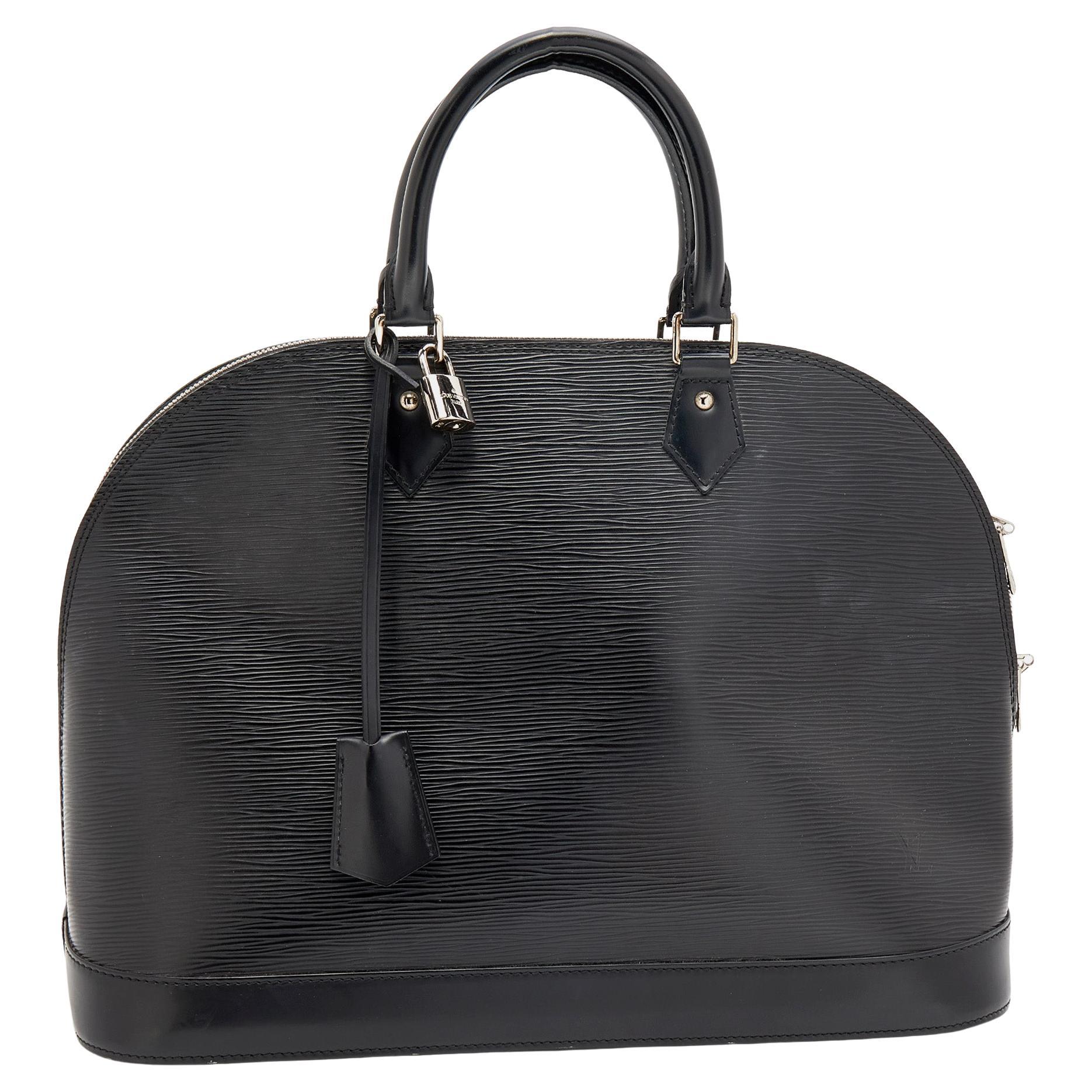 Louis Vuitton Black Patent Epi Leather Large Model Alma Bag at 1stDibs   black patent louis vuitton bag, louis vuitton alma black patent, black  patent leather louis vuitton
