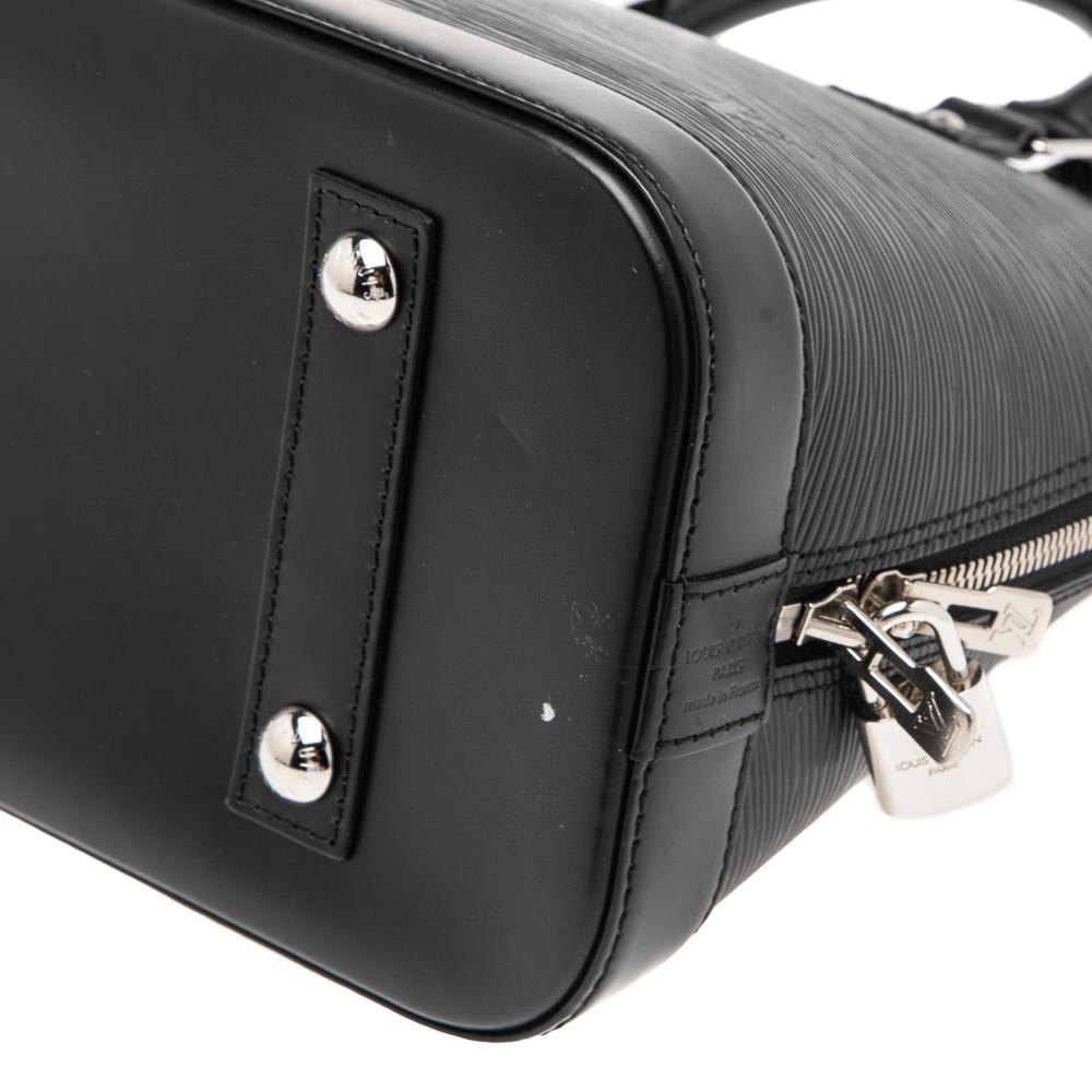 Louis Vuitton Black Epi Leather Alma PM Bag 7