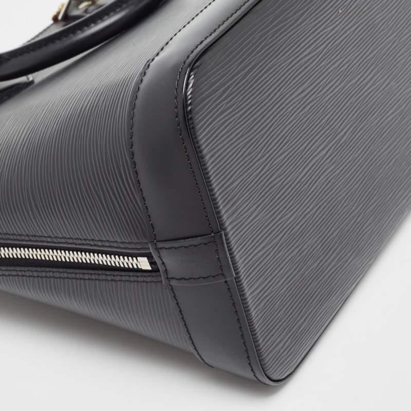 Louis Vuitton Black Epi Leather Alma PM Bag 10