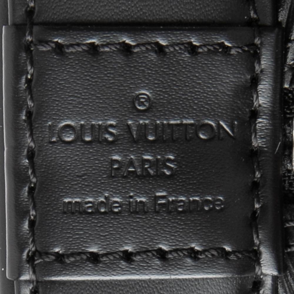 Louis Vuitton Black Epi Leather Alma PM Bag 2