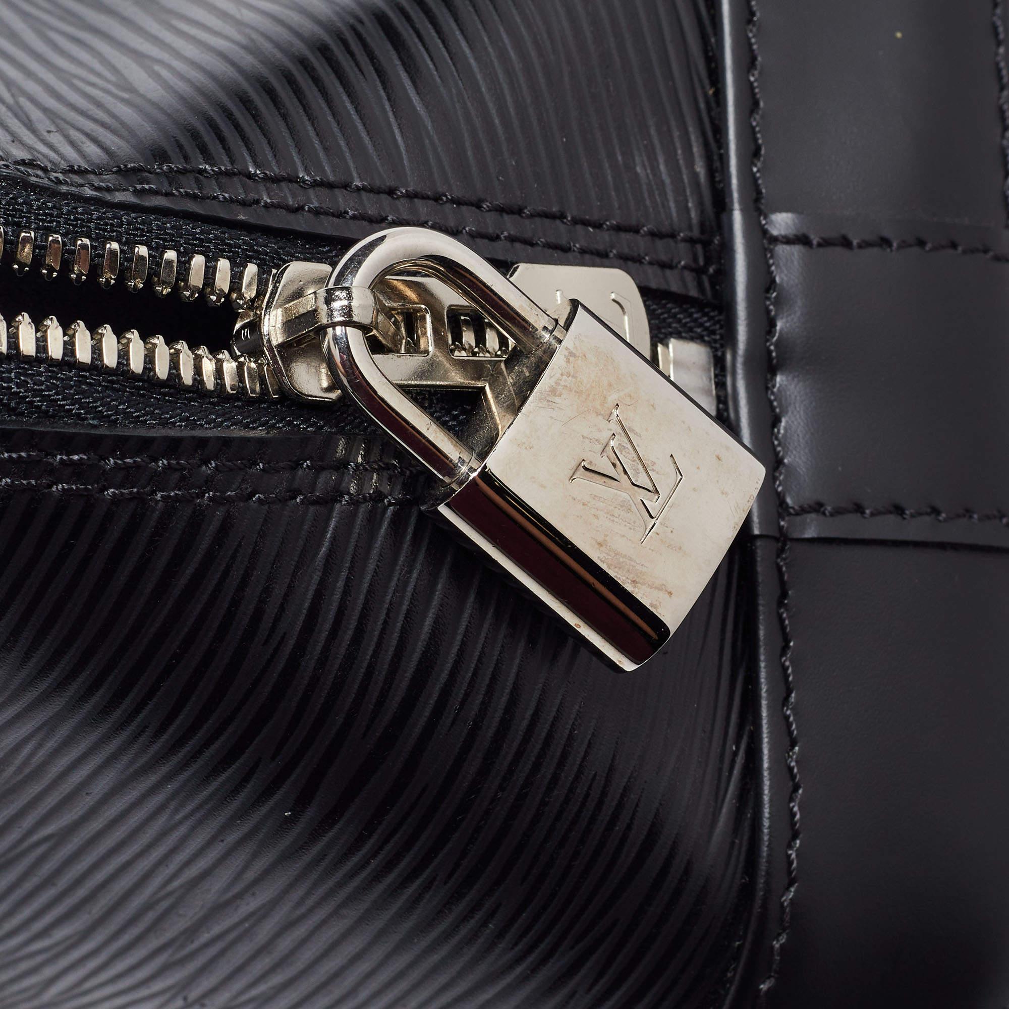 Louis Vuitton Black Epi Leather Alma PM Bag 3
