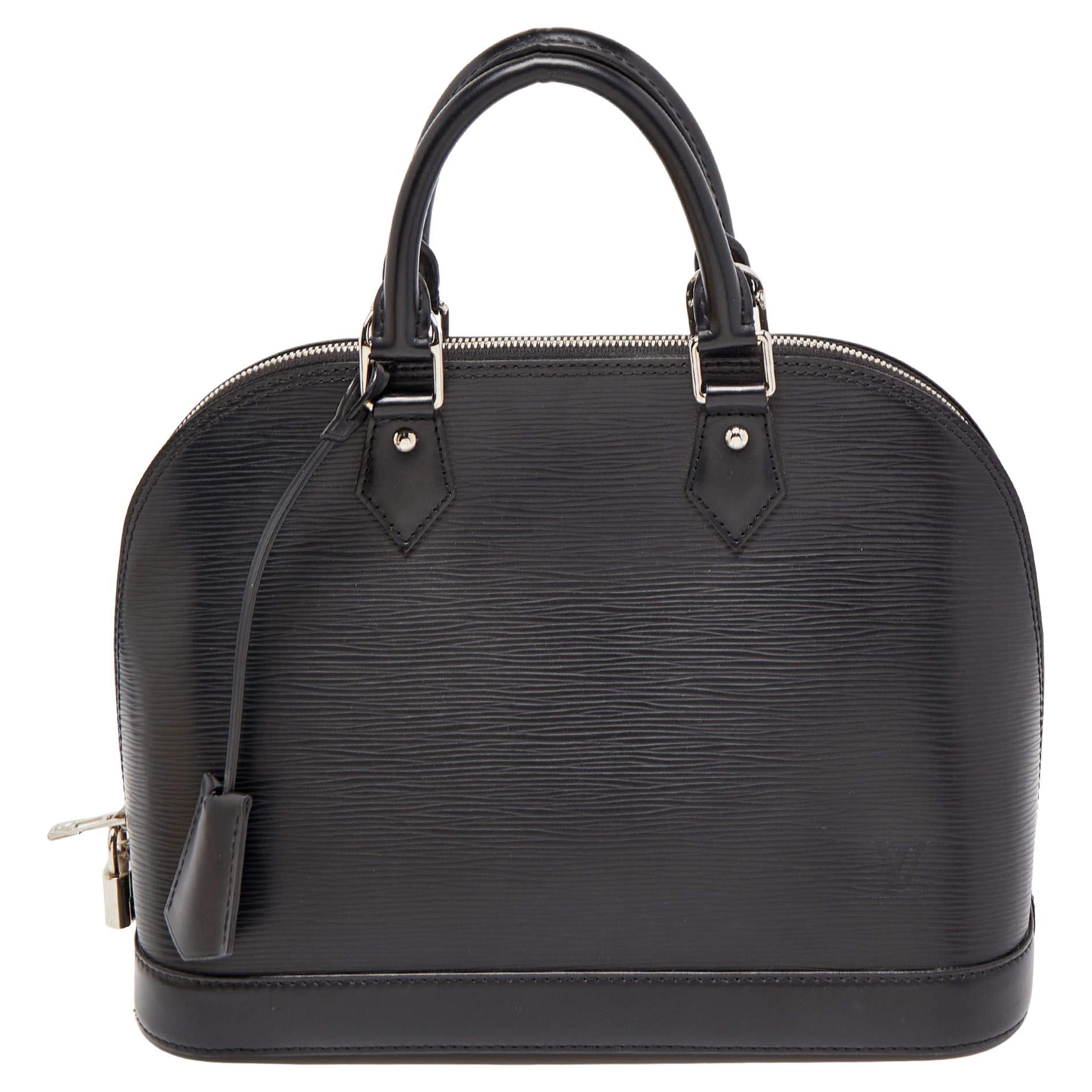 Louis Vuitton Black Epi Leather Alma PM Bag at 1stDibs