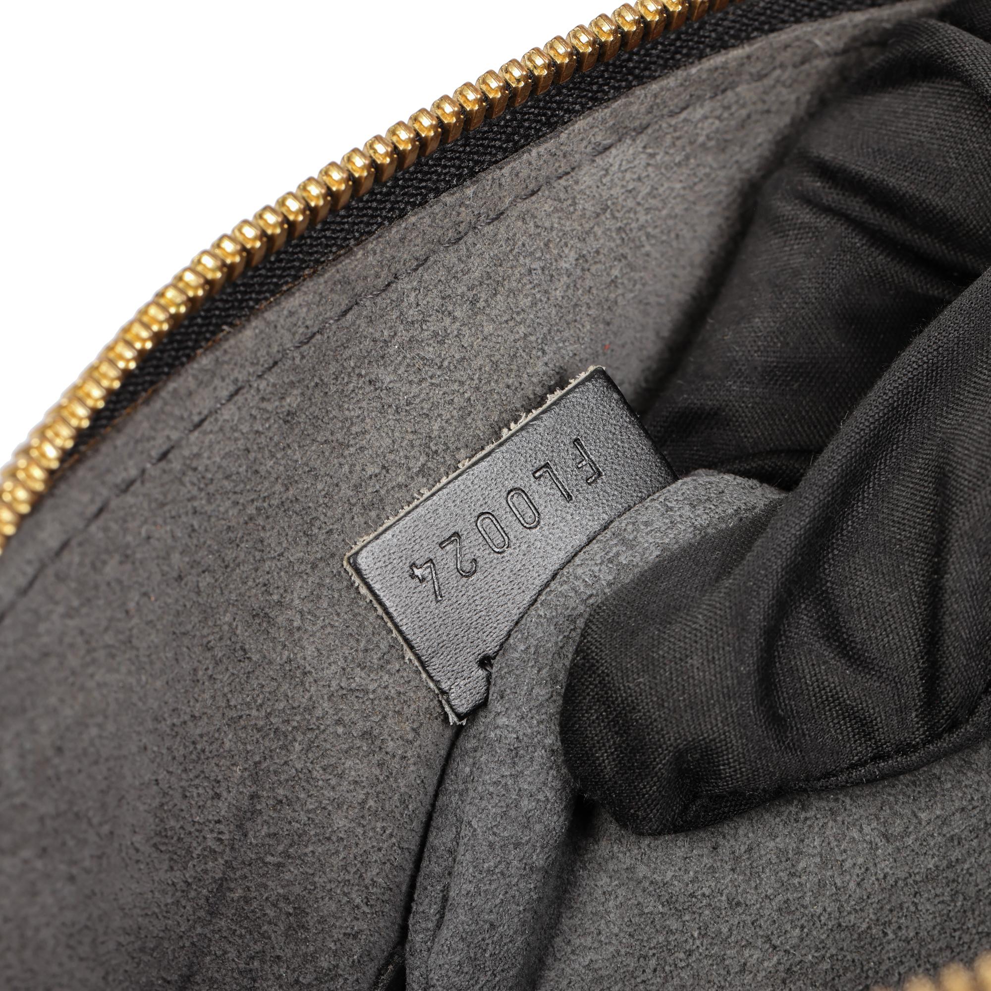 LOUIS VUITTON Black Epi Leather Alma PM For Sale 7