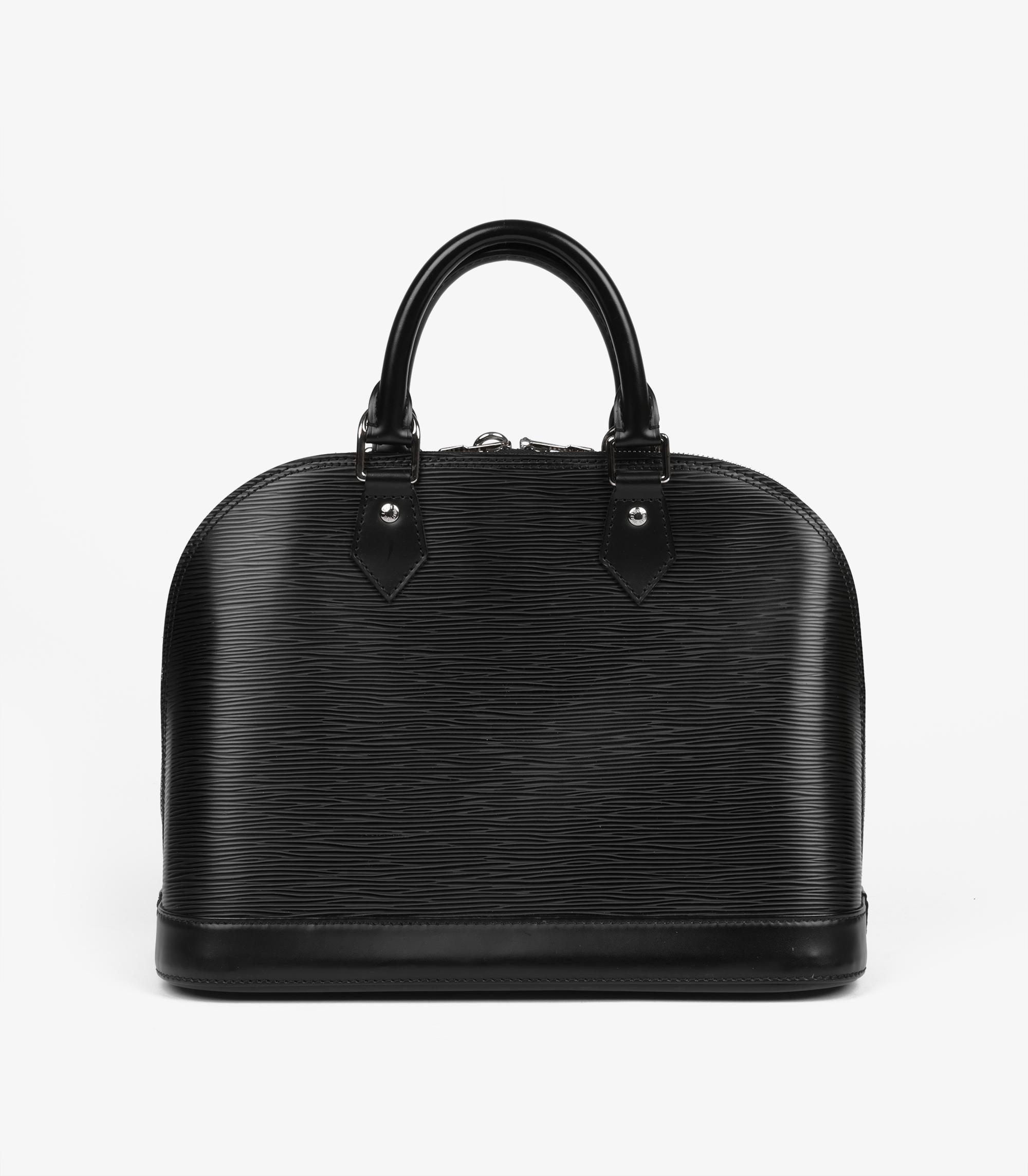 Louis Vuitton Black Epi Leather Alma PM 1