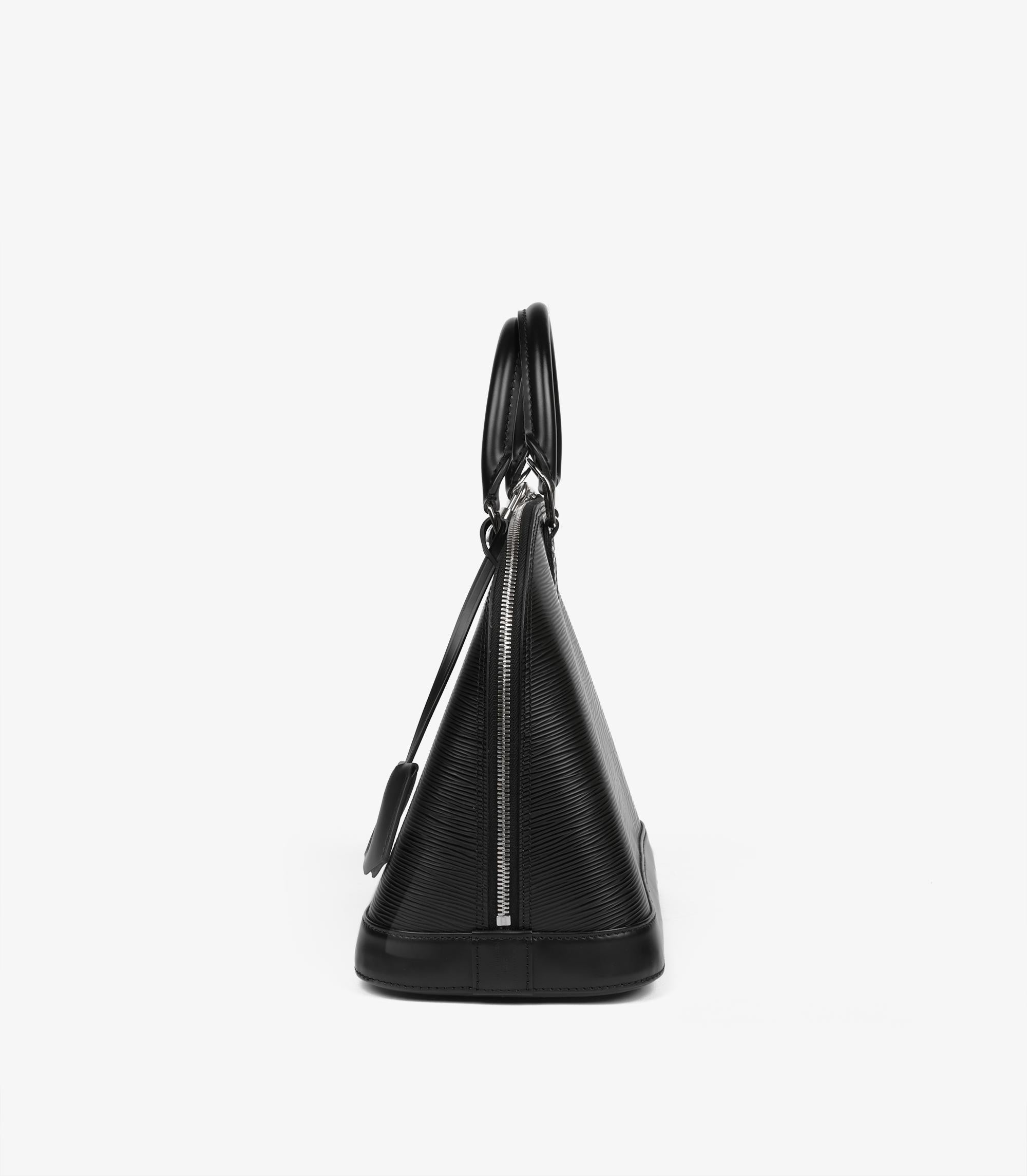 Louis Vuitton Black Epi Leather Alma PM 2