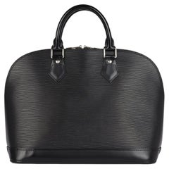 Louis Vuitton Black Epi Leather Alma PM
