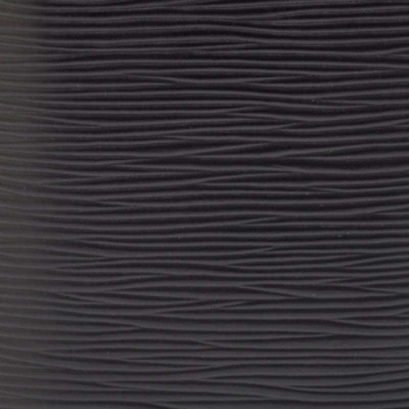 Louis Vuitton - Portefeuille long à deux volets en cuir épi noir en vente 5