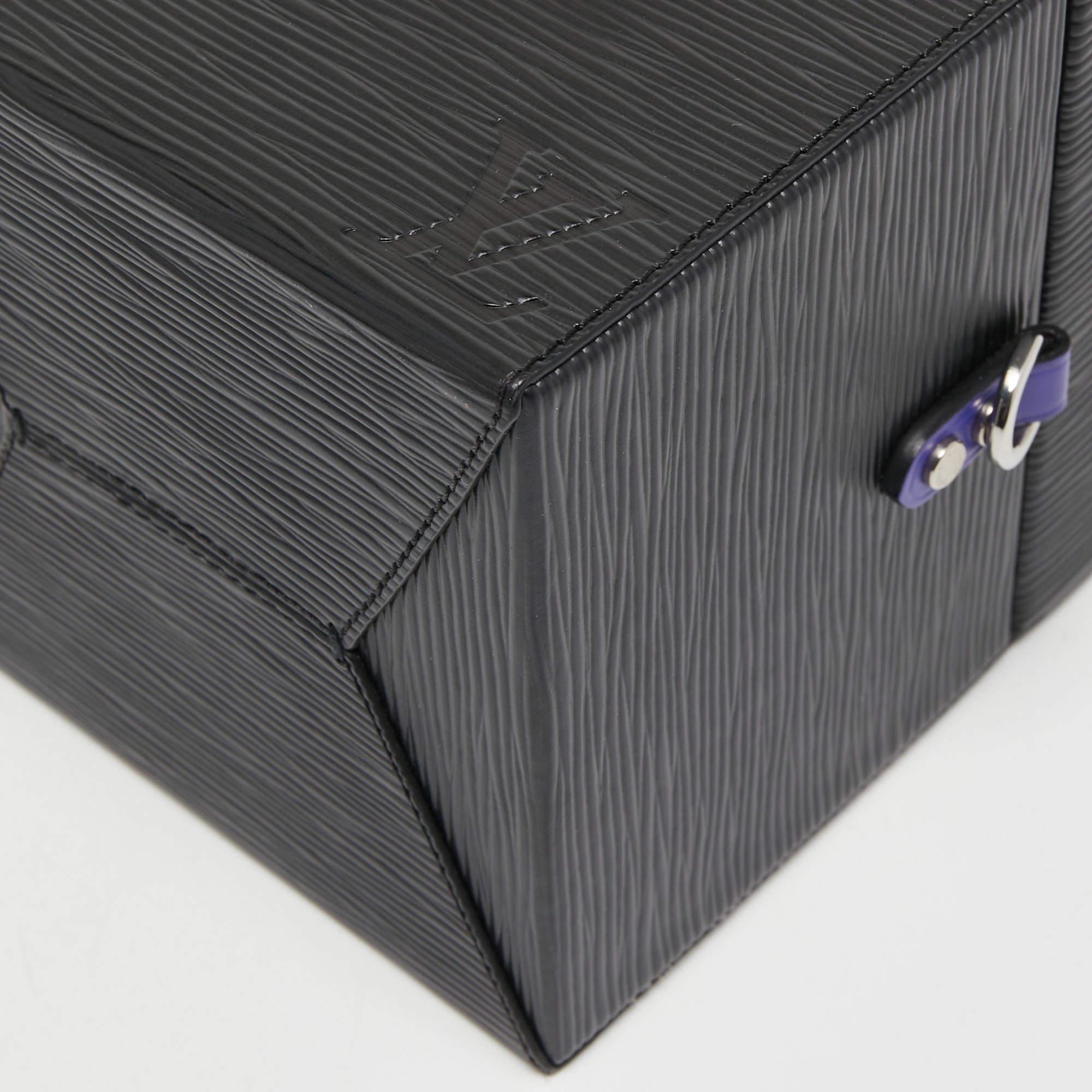 Louis Vuitton Black Epi Leather Bleecker Box Bag 4
