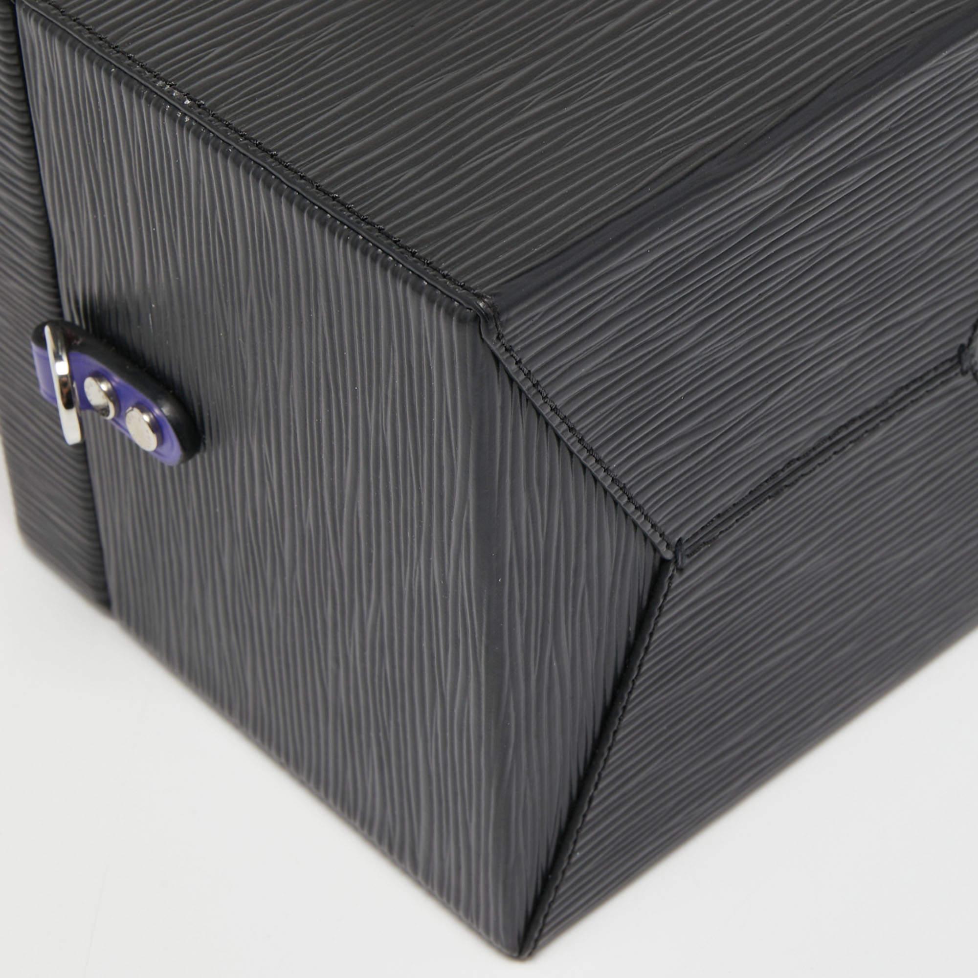 Louis Vuitton Black Epi Leather Bleecker Box Bag 5
